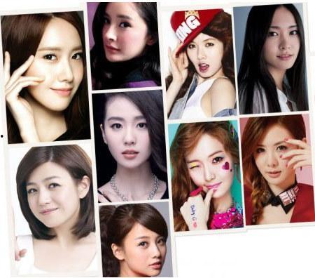 中日韩女神面相对比视频,跨越国界的美貌对决